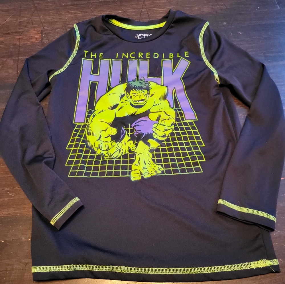 Jumping beans boys size 7 hulk shirt